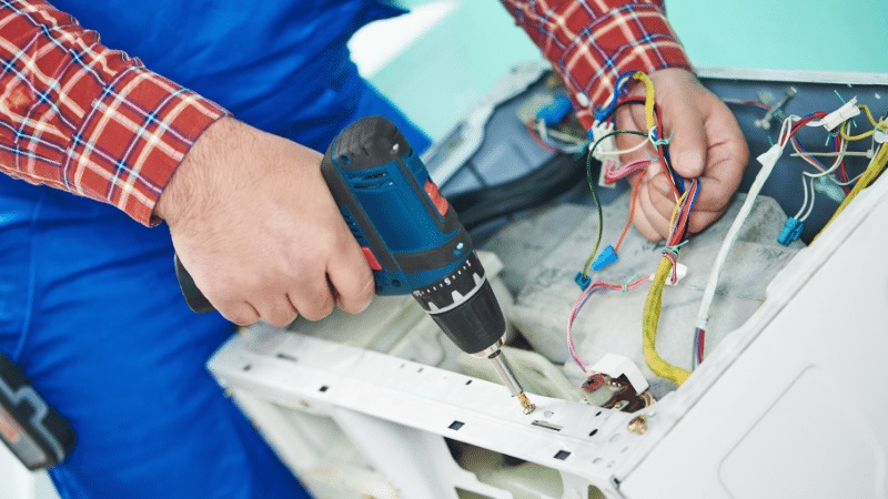 Sancaktepe Airfel Airfel çamaşır makinesi kart tamiri – Su almama arızası orijinal parça ile giderildi. - Teknik servis örneği